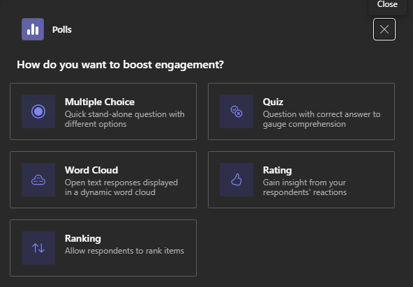 forms poll