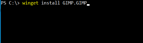 winget intune gimp