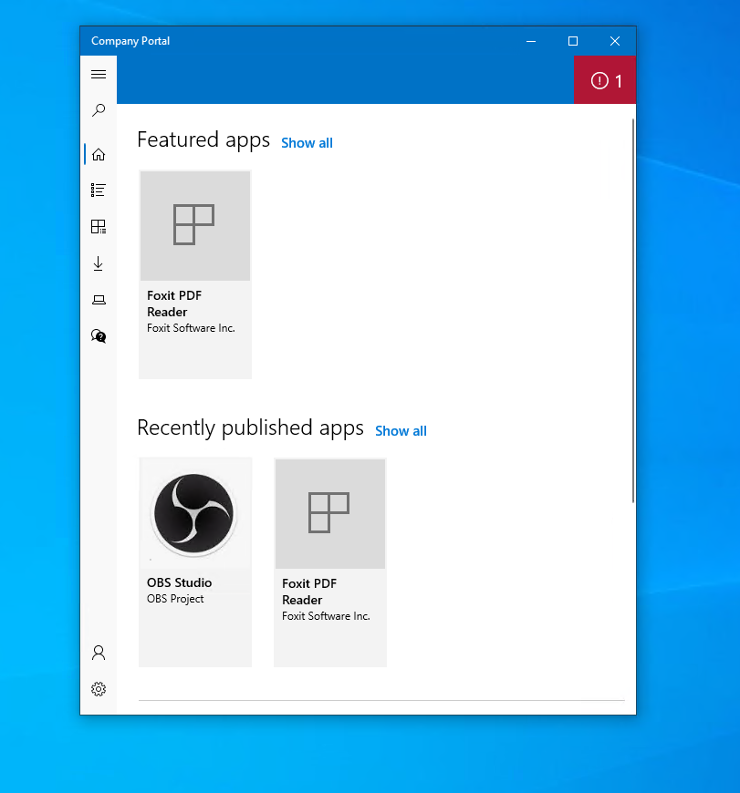 intune company portal