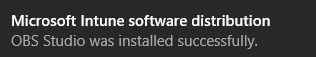 Intune install