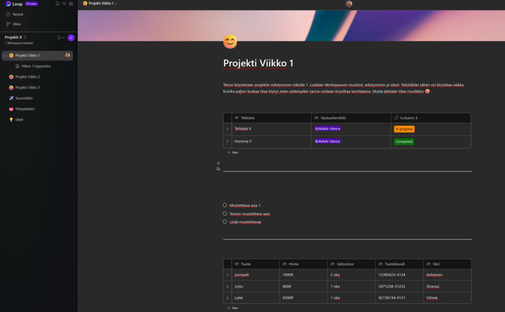 jannenevalainen.com loop workspaces