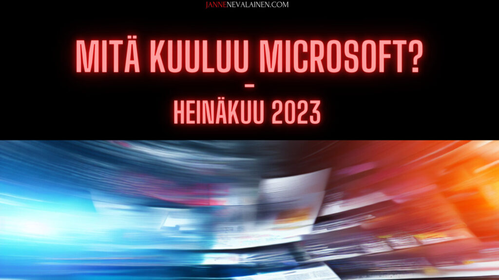 Microsoft heinäkuu jannenevalainen.com