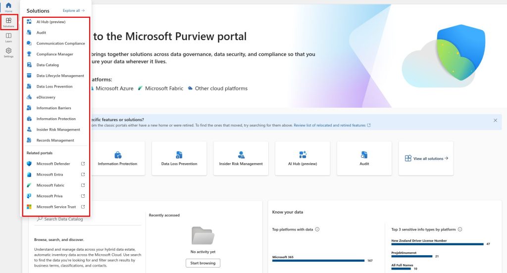 Purview uusi portaali Microsoft Purview jannenevalainen.com