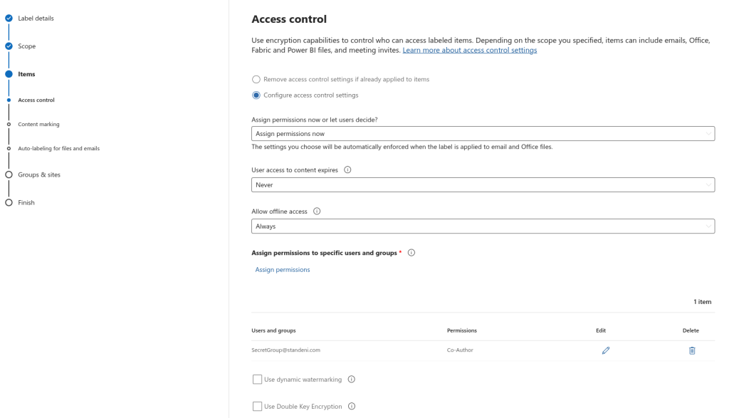 microsoft purview sensitivity label access control jannenevalainen.com