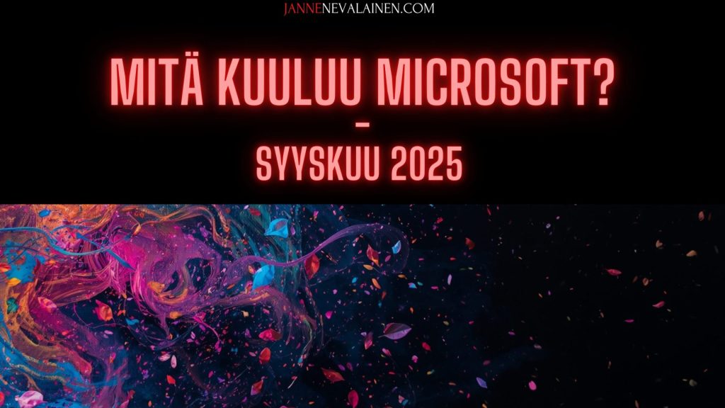 mitä kuuluu microsoft 2025 jannenevalainen.com